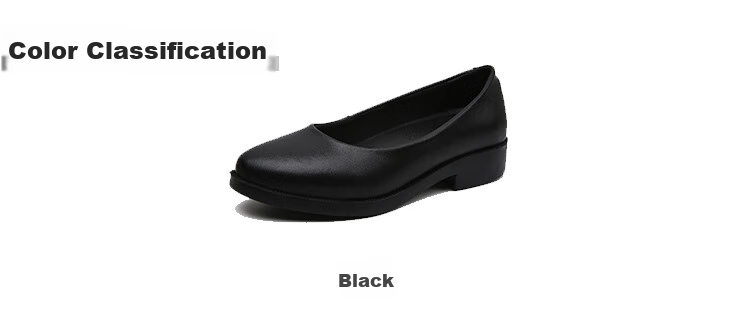 CARTELO Professional Work Shoes, Women's Comfortable Leather Shoes, KDLDX-9577, Black, Size 39 4
