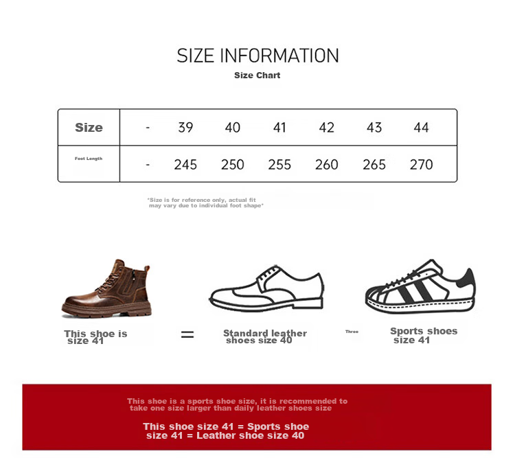 G.N.Shi Jia Men's Genuine Leather Martin Boots, New Autumn/winter 2026 Style, Versatile Casual High-Top Boots, British Style, Durable Work Boots 4