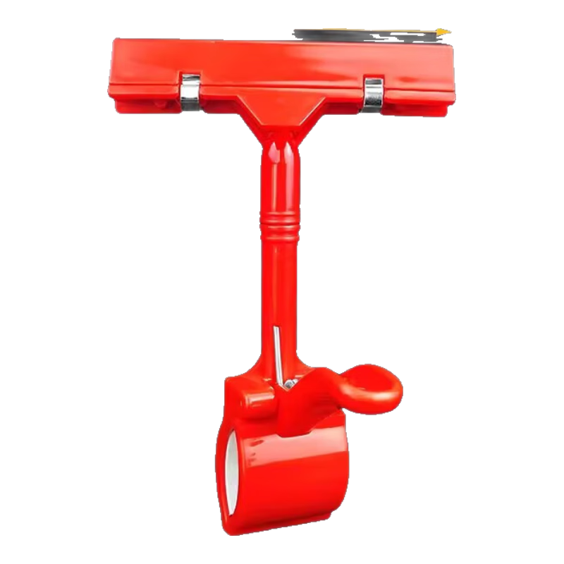 DSB Red Thumb Clip Explosion Sticker Clip Label Price Tag Display Stand POP Advertising Clip Double-Headed Clip Product Pricing Price Clip, 10 Pieces, AC-162