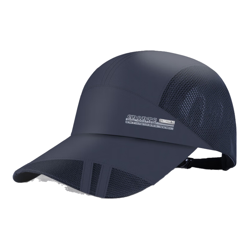GRGN Men's Baseball Cap, Mesh Quick-Dry Breathable Visor Hat, Outdoor Casual Hiking Sun Protection Cap