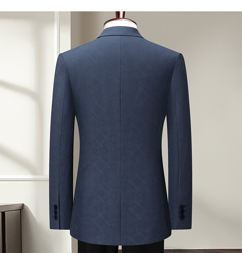 FIRS Men's Slim Fit Spring Autumn Business Casual Stretch Single-Breasted Suit Jacket Professional Blazer 5