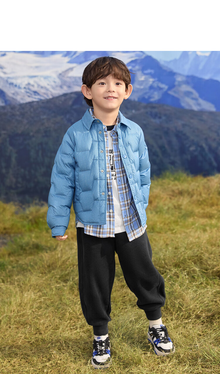 BALABALA Kids Down Jacket Winter Boys Girls Warm Lightweight Coat 24107207 15
