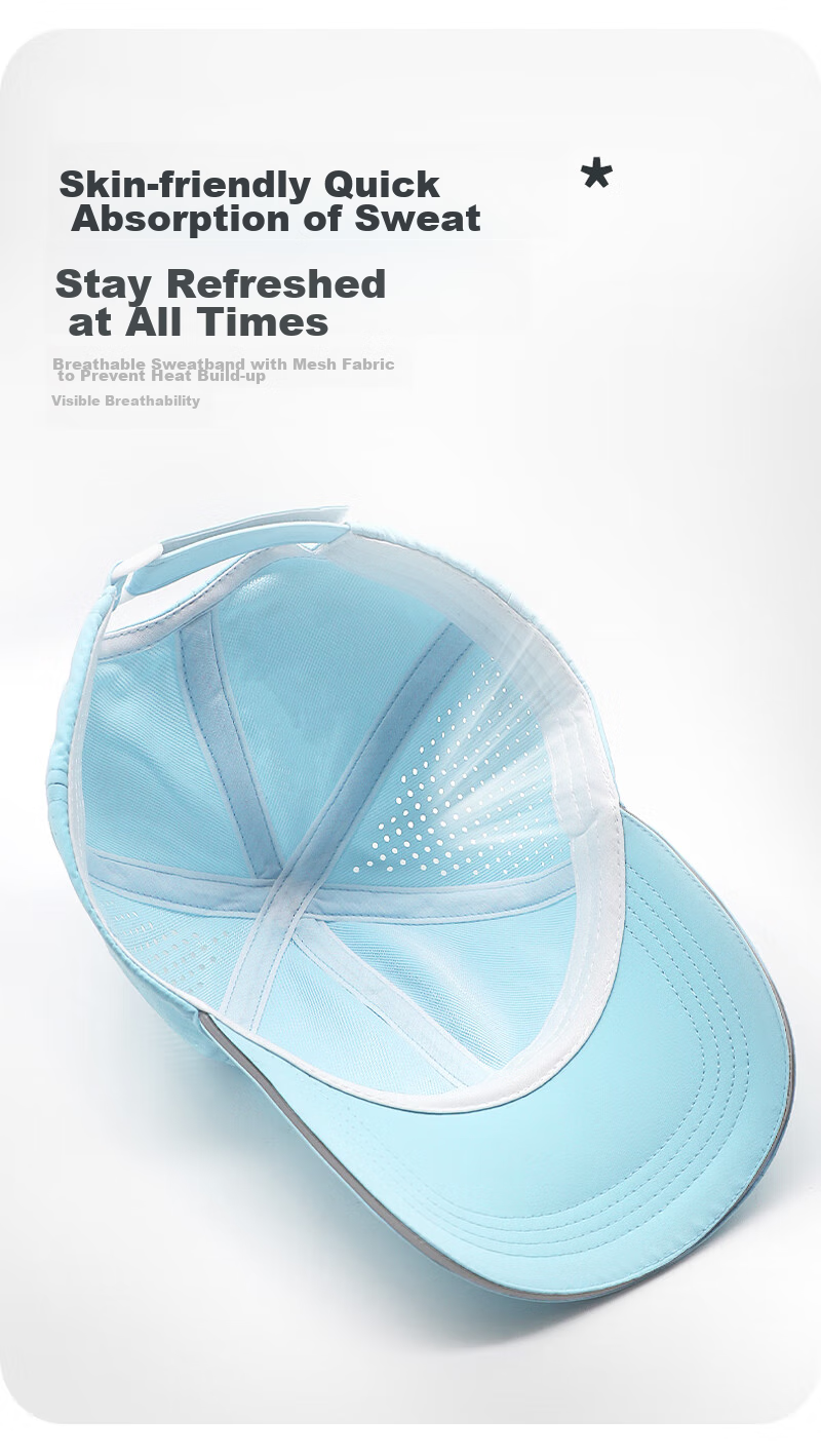 KELME Hat for Men And Women, Marathon Running Outdoor Sun Hat, Tennis Hiking Quick-Dry Cap, Sun Protection Cap, Baseball Cap 4