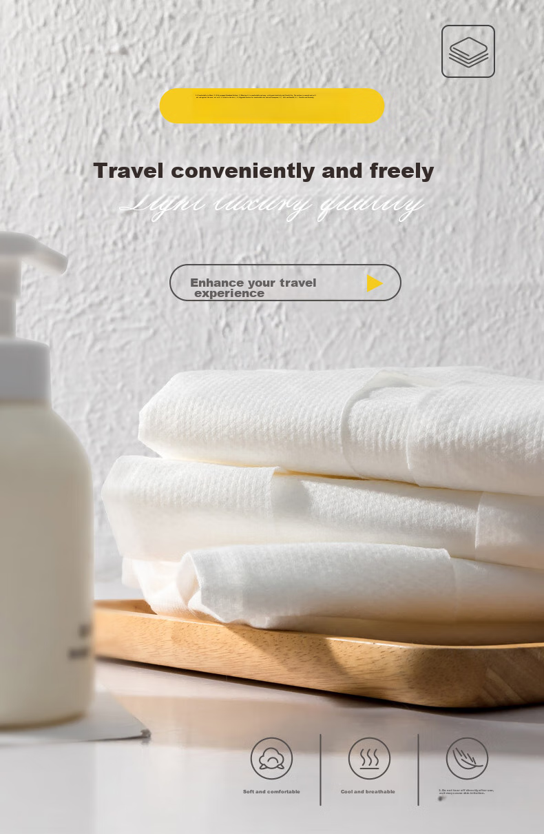 JOYTOUR Disposable Bathrobe, No-Wash Pajamas, Hot Spring Beauty Salon Bathwear, Travel Portable Essential, White Universal 1