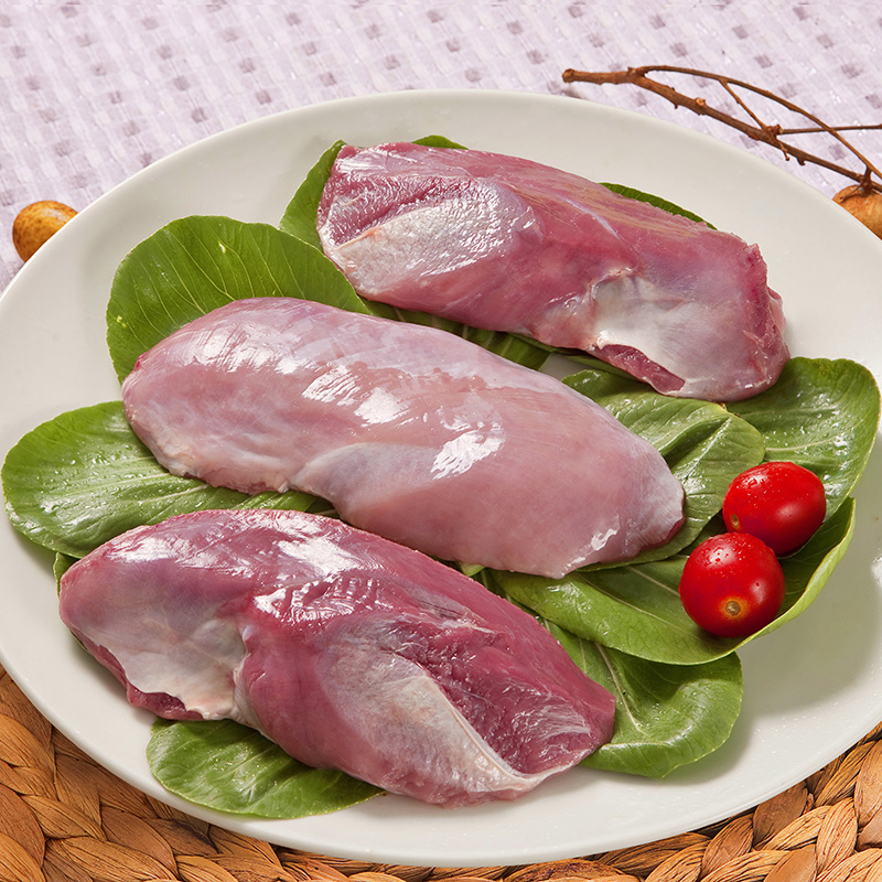 华英（HUAYING）精切去皮鸭胸肉2斤冷冻鸭脯肉烧烤健身食材