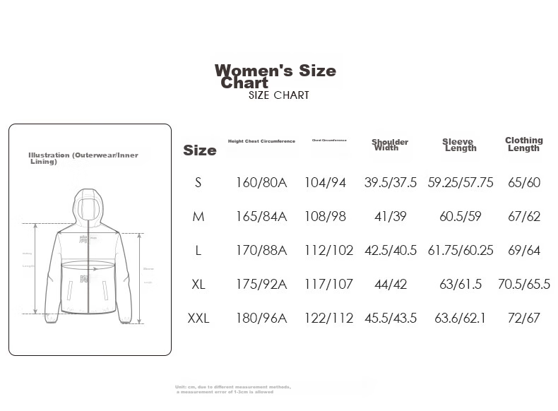 CAMEL Women's Three-Proof Windbreaker Jacket with Fleece Inner Layer, Warm Waterproof Windproof Coat 723CA6B010 S 12