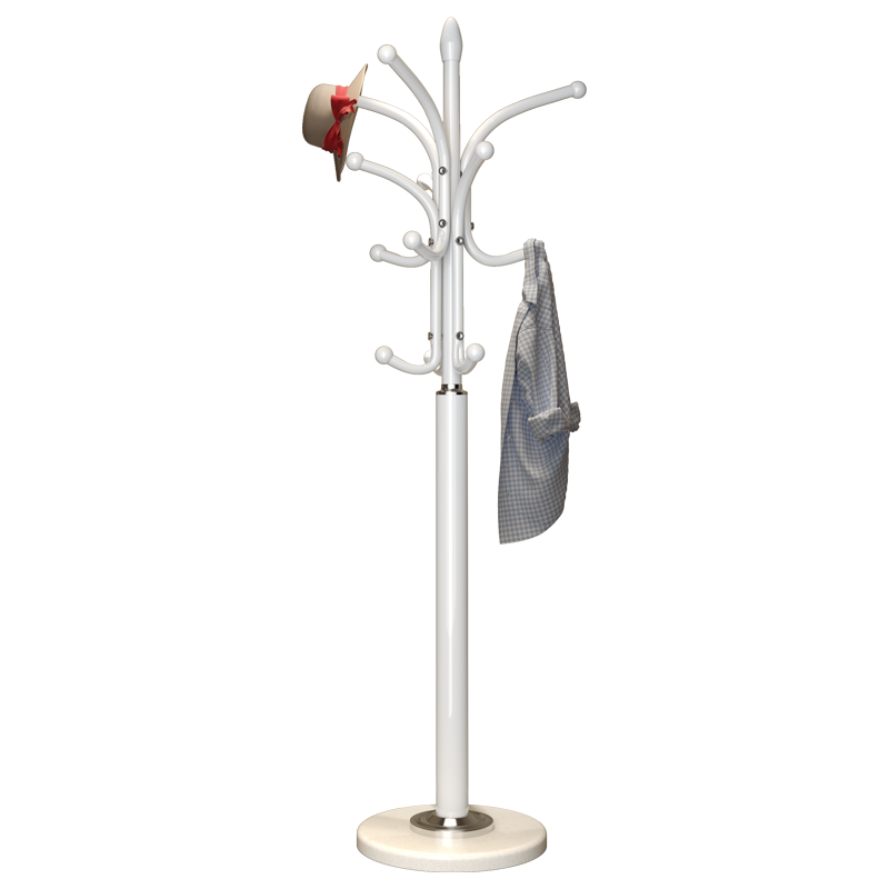Chibailun Bedroom Floor-Standing Coat Rack, Home Clothes Hanger, Metal Room Storage Rack for Nightwear, Closet Organizer And Drying Rack
