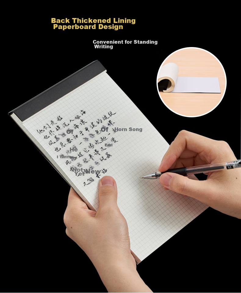 [Lowest Price Online] Sitoo Grid Notebook A4 High-Quality Tear-Off Grid Paper Simple College Student Notebook Thick Business Notebook Vertical Flip Draft Paper Sketch Pad Grid Tear-Off Notebook 7