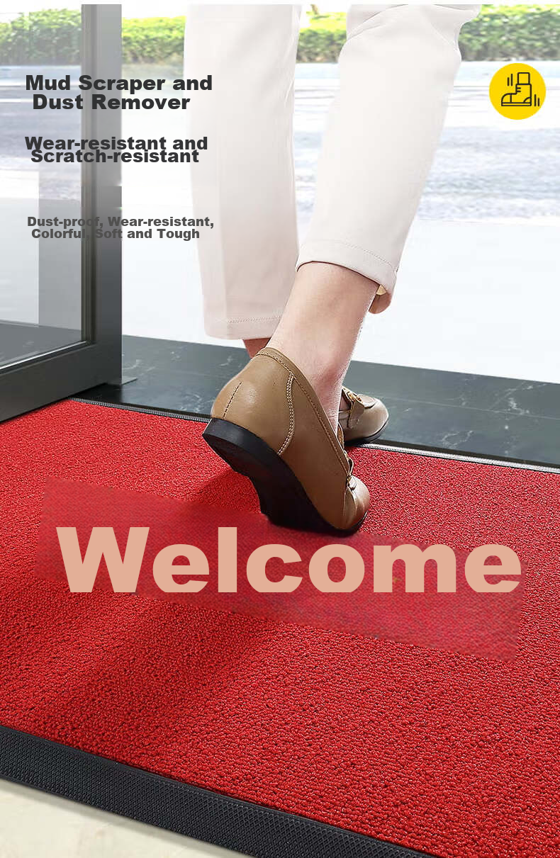 Boneng High-End Entrance Door Welcome Mat, Grand Opening Red Carpet Doormat, Reception Floor Mat for Home Entrance, 60x90cm 5