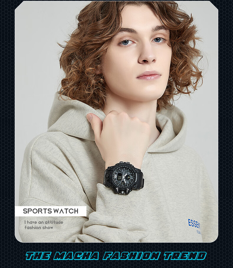 Children's Electronic Watch for Boys, Students, Primary and Secondary School Students, Waterproof Sports Watch with Night Light Alarm, 40,000 Kilometers 13