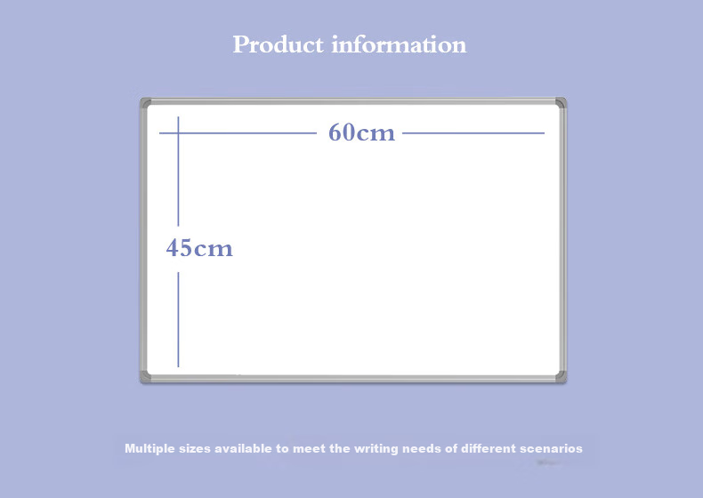 BBNEW 45*60cm Magnetic Whiteboard Hanging Board for Office Meetings Home Teaching Children's Drawing Board Training Blackboard Office Educational Hanging Board NEWX4560 9