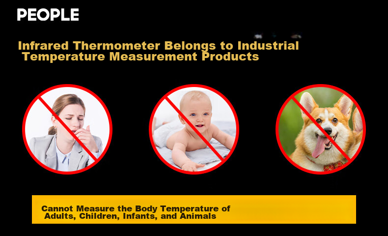 Renmin Infrared Thermometer, Industrial High-Precision Handheld Temperature Gun for Home Kitchen Baking And Oil Temperature Measurement 4