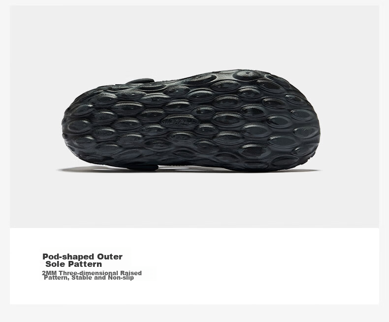 Merrell HYDRO MOC Outdoor Breathable Lightweight Slip-On Water Shoes for Men, Black Gray, Size 45 10