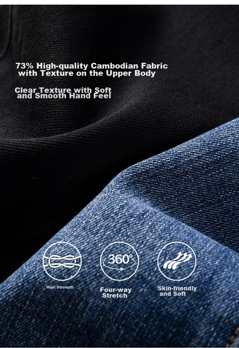LangSha High-Waisted Jeans for Women, Spring And Autumn Tight-Fitting High-Elasticity Leggings, Slim-Fit Skinny Pants 7