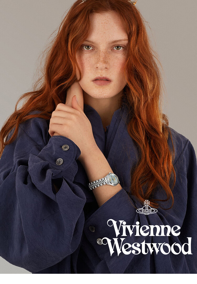 Vivienne Westwood Ice Blue Ladies Watch with Date Display, Wristwatch Gift for Girlfriend on Valentine's Day VV311LBLSL 2