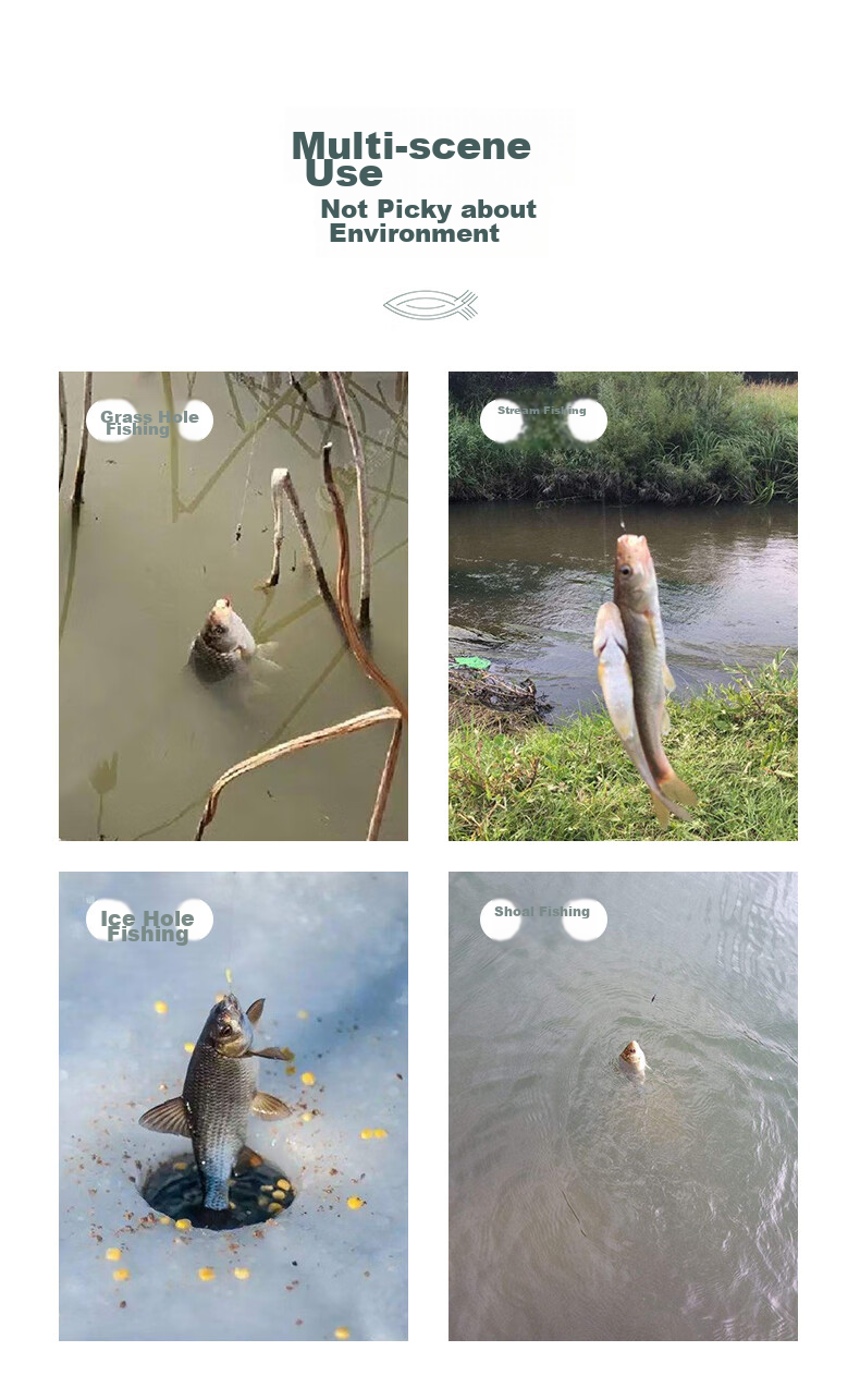 Minjianyiren Shallow Water Float Short Float Winter Fishing Shallow Bank Grass Cave Stream Ice Fishing Float Crucian Carp Baitiao Wild Fishing Bold Eye-catching Float 3