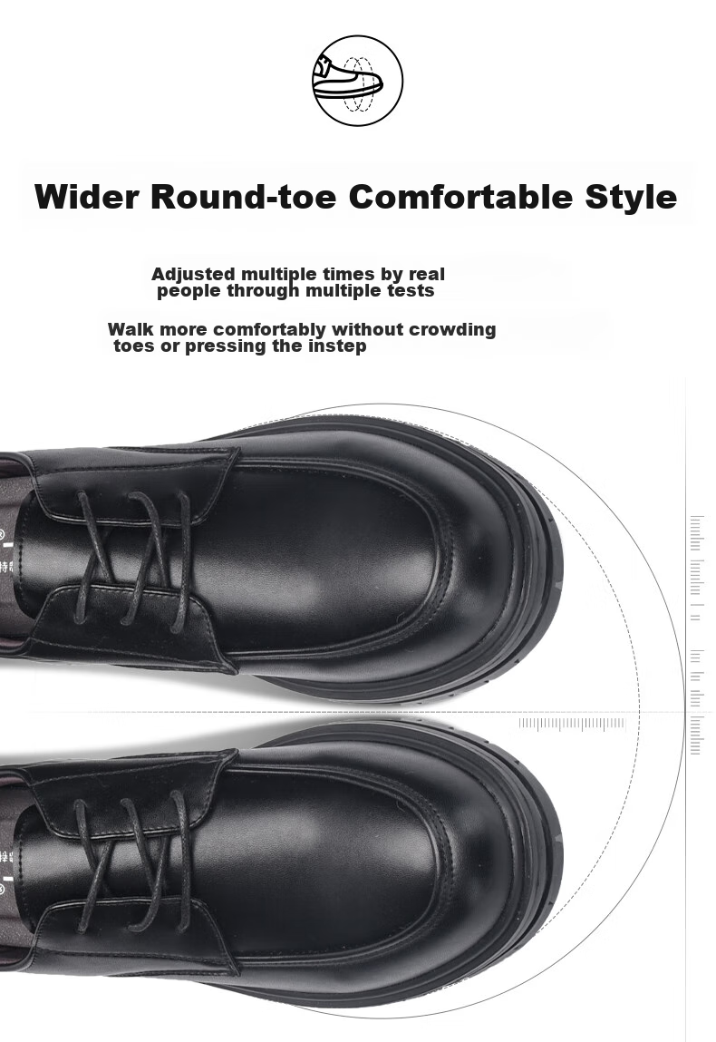 Chuwang Chef Shoes, Kitchen Non-Slip Work Shoes, Comfortable Business Casual Wedding Leather Shoes, Versatile Men's Formal Shoes 2332 8