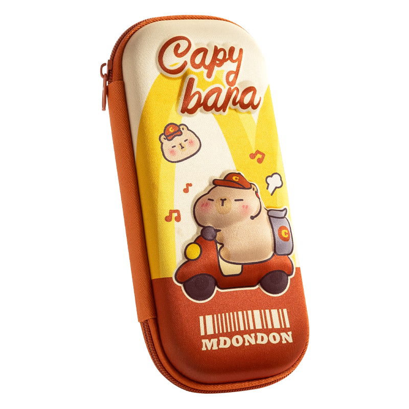 Kabaxiong Elementary School Student Children's Pencil Case for Boys, Stylish Lightweight EVA Large Capacity 3D Stationery Box, Maile Tun Tu