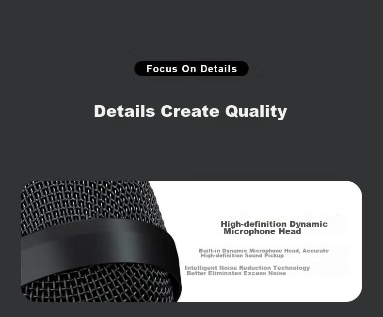Hifier X17 Wireless Bluetooth Microphone Speaker All-In Phone Mic with AI Sound Enhancement for Home KTV Indoor Outdoor Karaoke Live Streaming Hosting Portable Microphone Long Battery Life Live Streaming Equipment 30