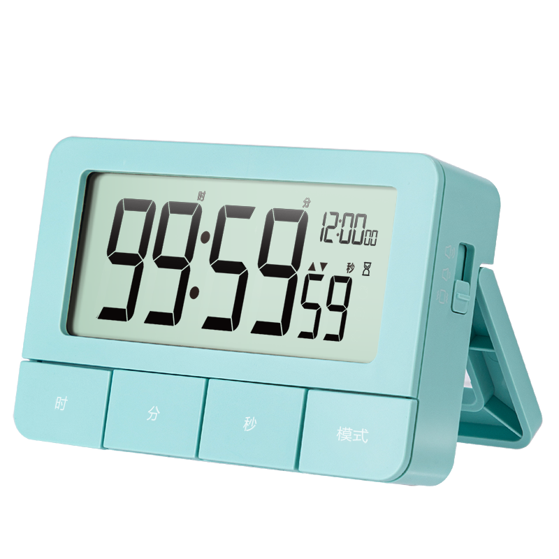 Deli Multifunctional Alarm Clock Timer, Student Defense Exam, Kitchen Cooking Time Management, Green, 8841 Back-To Season New Year Gift