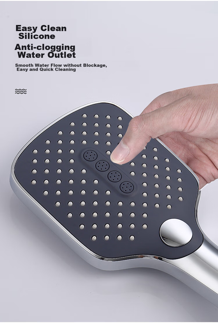 Larsd Handheld Shower Set, Three-Position Adjustable Shower Head, Bath Spray Head, High-Pressure Shower Head Two-Piece Set LD3413 4
