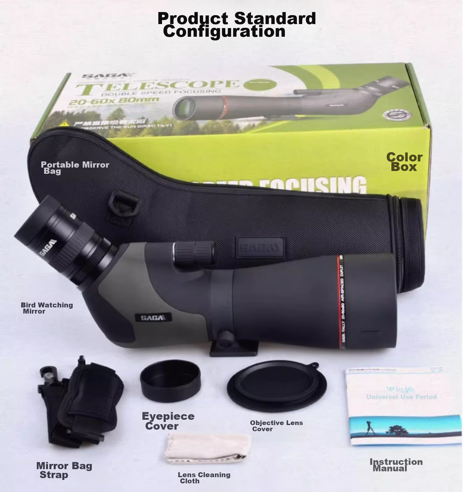 SAGA Binoculars And Monocular Astronomical Telescopes, Birdwatching Binoculars Dedicated Tripod Universal Tripod 30