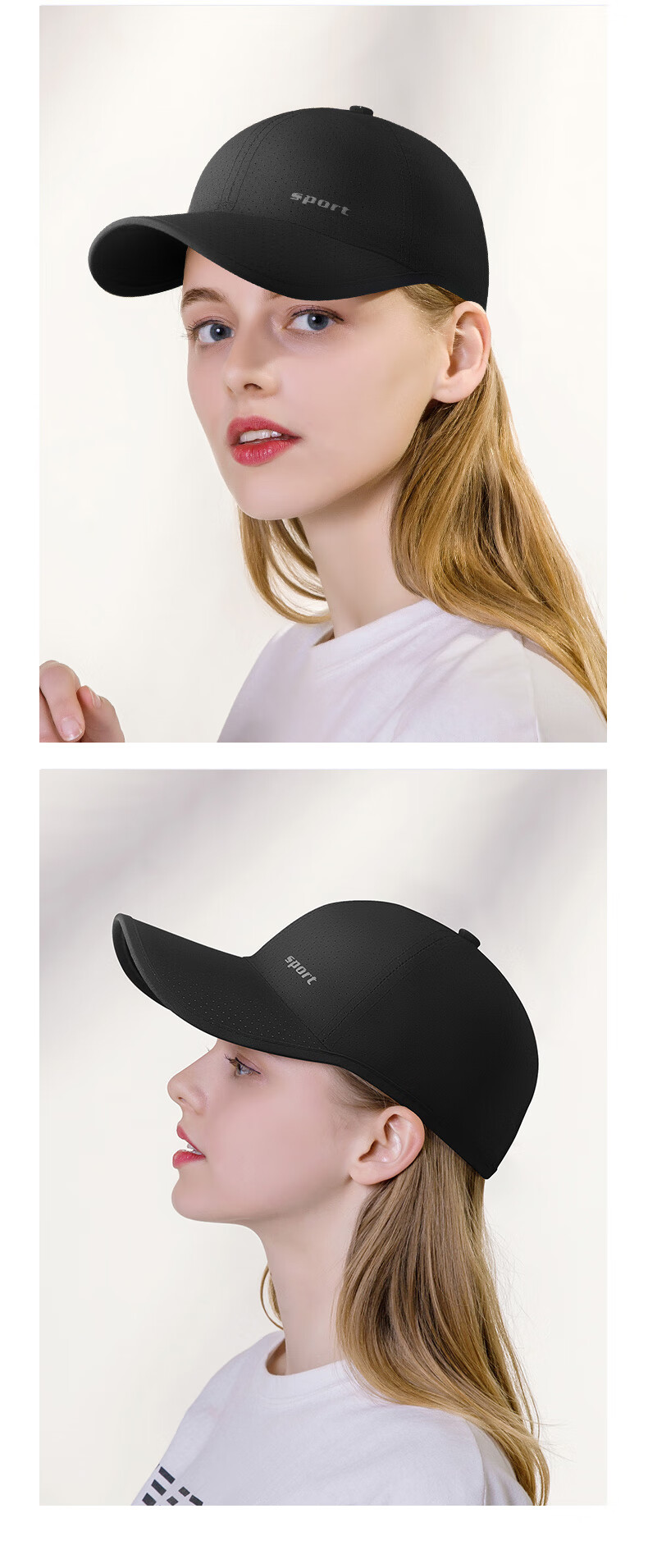 GRGN Men's Summer Lightweight Quick-Dry Baseball Cap, Outdoor Sun Protection, Casual Fishing Hat for Wome 5