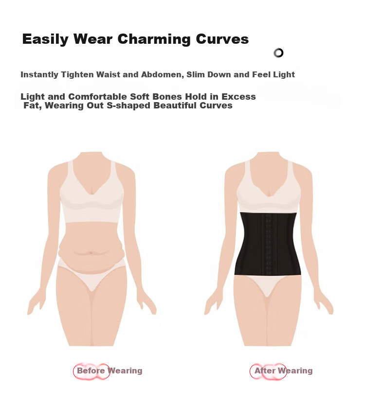 FitonTon Waist Trainer for Women, Shaping Waistband, High Elasticity Postpartum Body Shaper, Adjustable Button-Up Tummy Control Belt 8