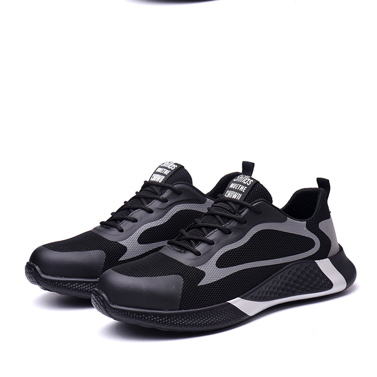 LAOGUANJIA Men's Safety Shoes, Breathable Steel Toe, Anti-Smashing, Puncture-Resistant Work Functional Safety Shoes, Comfortable And Lightweight LA203 Size 44 16