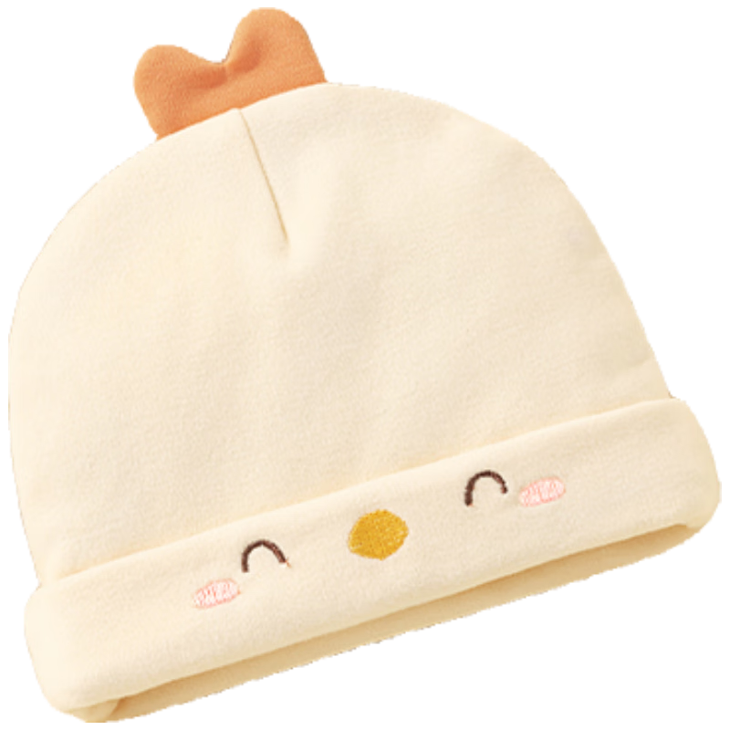 Beitaisi Baby Hat for Spring And Autumn, German Velvet Cap for Newborns, Unisex Infant Boneless Cap for 0-6 Months Newborns