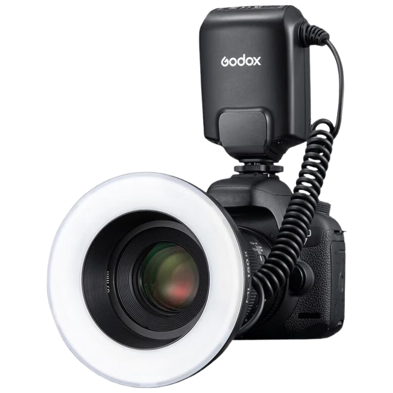 Godox ML150II Gen II Ring Fill Light for DSLR Camera Outdoor Macro Flash Insect Macro Photography Dental Photography External Flash [Official Standard]