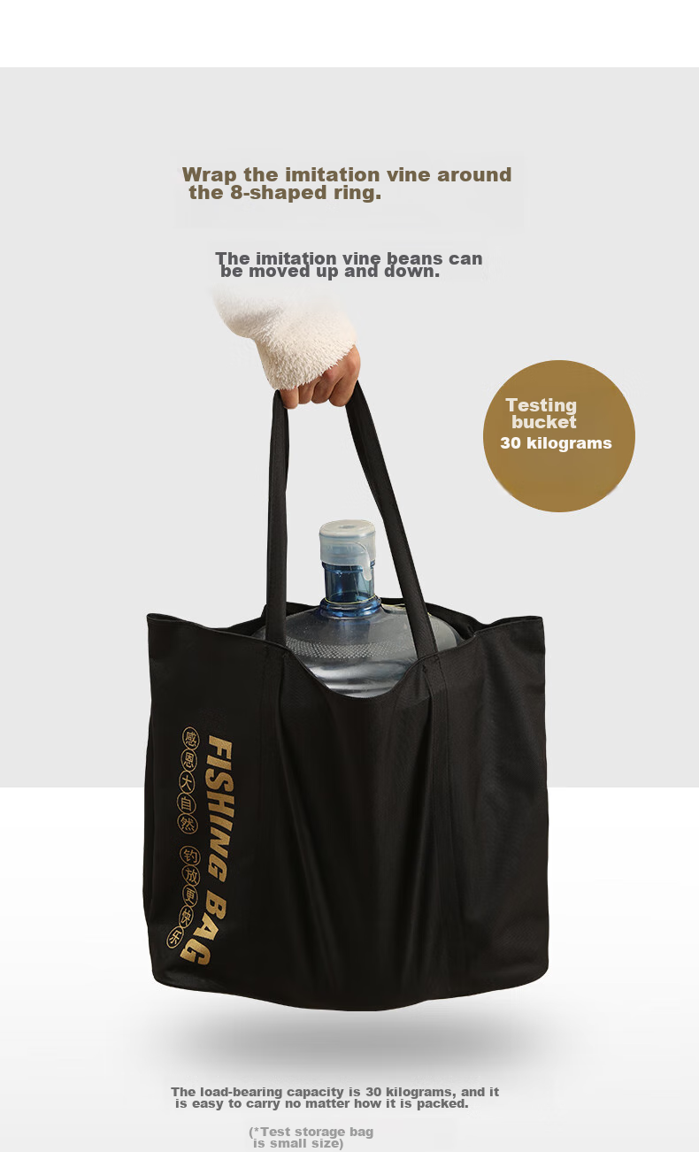 Diaoyuwang, Multi-Functional EVA Thickened Waterproof Storage Folding Fishing Bag, Portable Fishing Tackle, Large Size 3