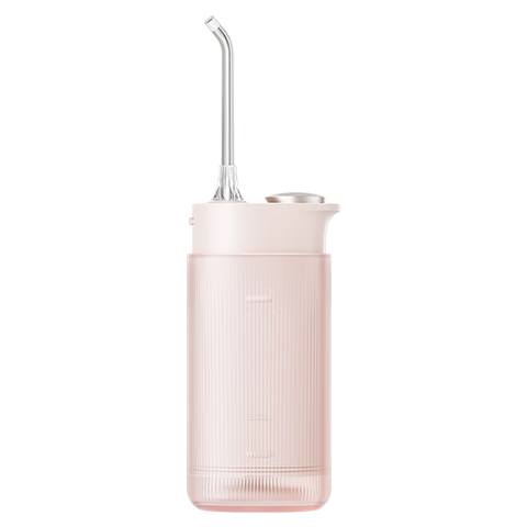 Mijia [Mid-Autumn Festival Gift] Xiaomi Portable Water Flosser F400, Coral Pink Cloud-Shaped Umbrella Body, 4 Modes, Teeth Cleaner, Essential for Travel, Birthday Gift