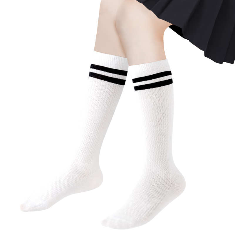 Barbie Children's Mid-Calf Socks for Girls And Boys, Thin Spring And Autumn Long Socks, Knee-High Socks, Half-Length Socks, Mesh Soccer Socks