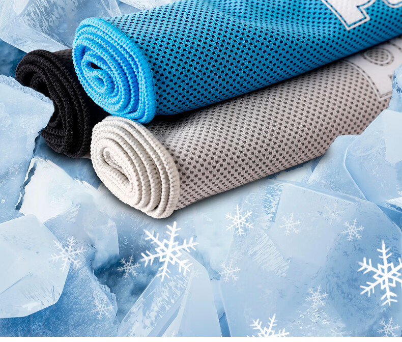 Peak Unisex Cooling Towel Quick-Dry Breathable Sweat-Absorbent Outdoor Sports Towel for Swimming Running Basketball Gray 4