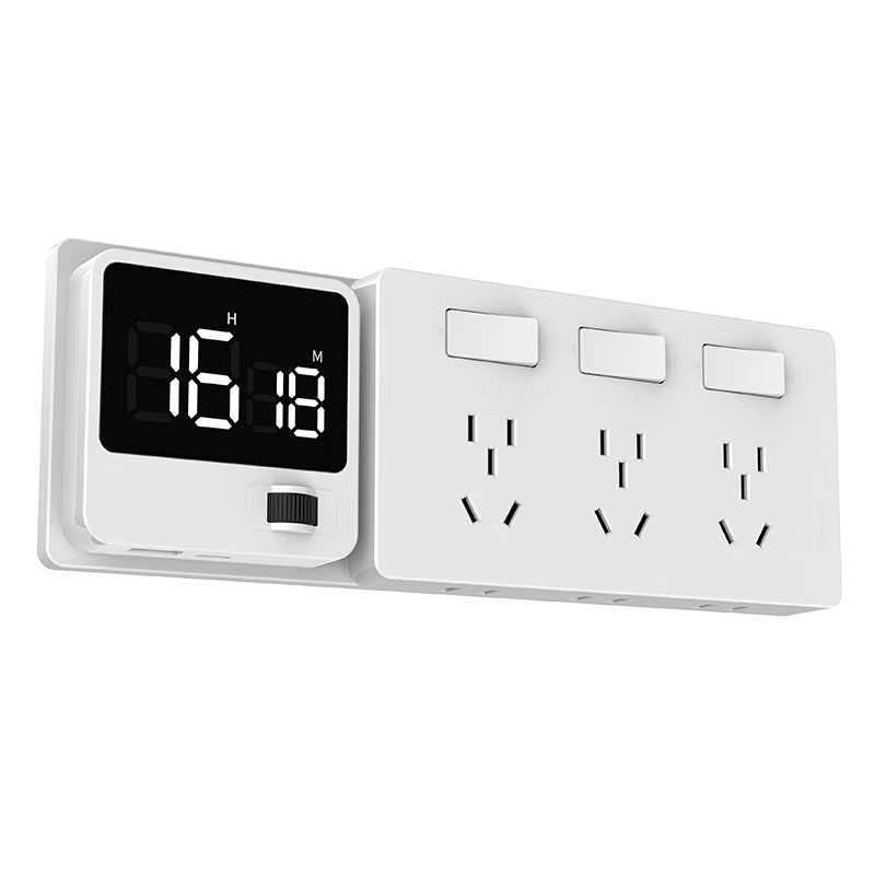 Hongyan Model 86 Expansion Power Strip Multi-Outlet Original Replacement Concealed Wall-Mounted Kitchen Extension Multifunctional Left Side White