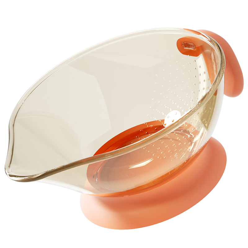 Albo Baby Food Bowl, PPSU Spout Bowl, Newborn-Specific, for Infants Eating Rice Porridge, Pointed Spout Feeding Bowl And Spoon Set