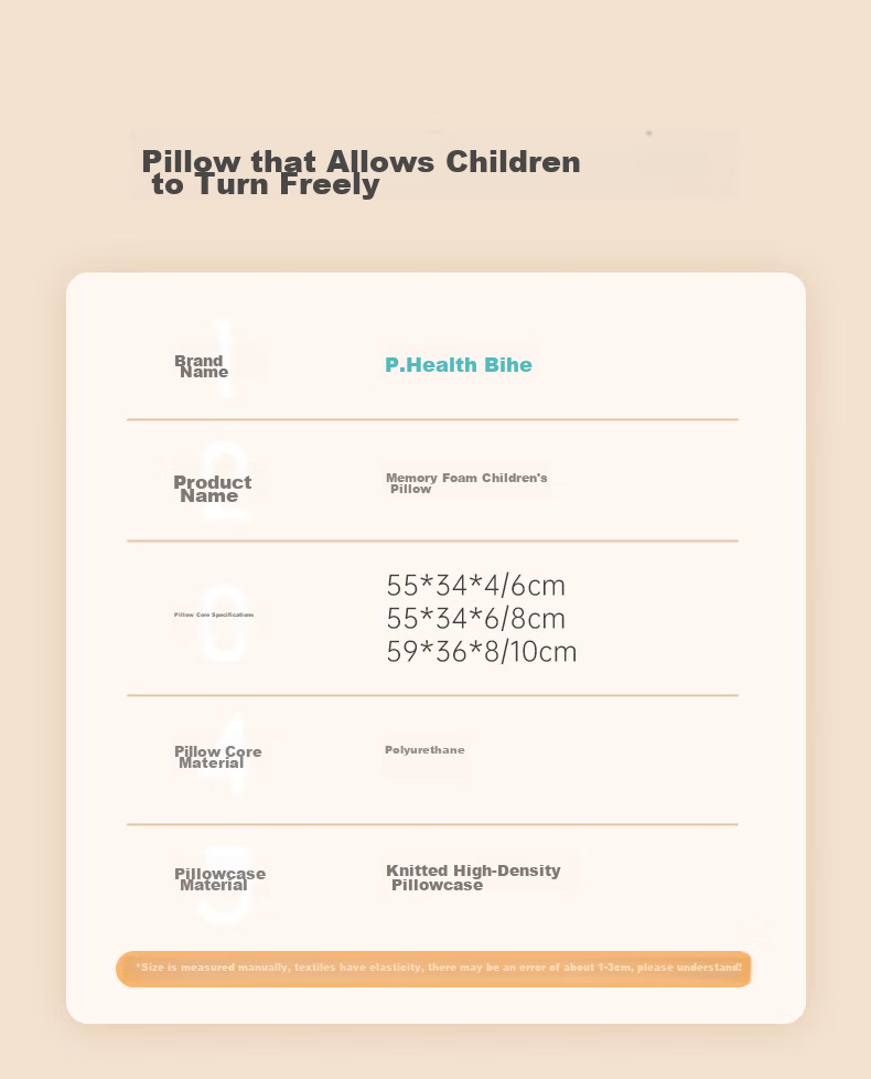 P.Health Children's Pillow for Ages 6-12, Memory Foam Neck Support Pillow, All-Season Use, Suitable for Elementary School Students And Teenagers, Growth Pillow Gift Box Set 20