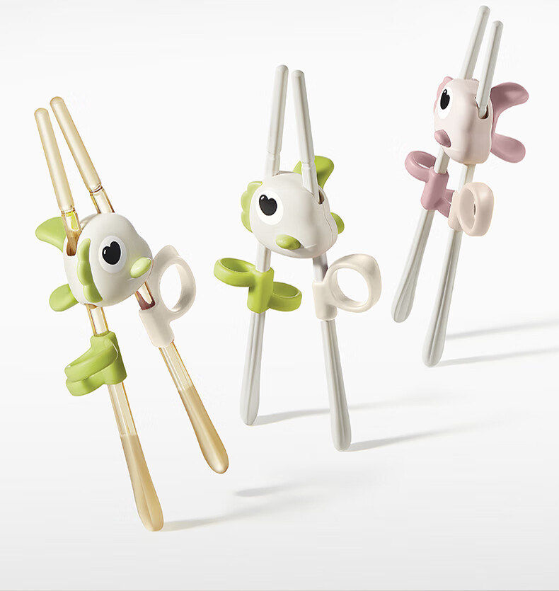 Babycare Children's Training Chopsticks PPSU Material Toddler Helper Chopsticks Four-in-One Learning Chopsticks with Storage Box 12