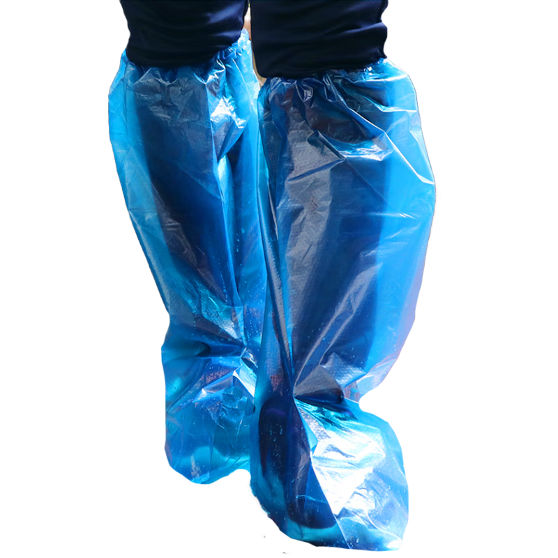 JAJALIN Disposable Rain Shoe Covers [50 Pack], Unisex Waterproof Thick Rain Boots for Children And Adults, Tall High-Top Desig