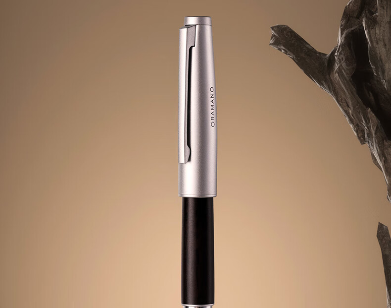 Deli Premium Ultra-Smooth Retractable Gel Pen, 0.7mm Bullet Tip, Metal Barrel, Business Wood Grain Signature Pen, Hu Ge Signature Gift Box Set, Single Pen A6Pro-07 3