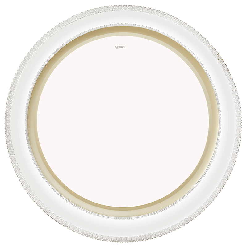 BULL LED Ceiling Light MX-E048B Three-Stage Dimming Bedroom Light (M16-C) 48W Crystal