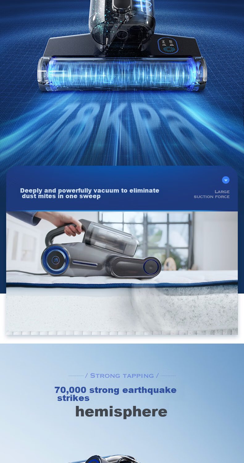 Morphyrichards Steam Mite Remover for Bed And Home Use, Baby Mite Remover, Ultrasonic High-Temperature Steam 100% Mite Removal Vacuum Cleaner, High-Temperature Ironing Machine, Powerful Mite Removal Machine MR3102 14