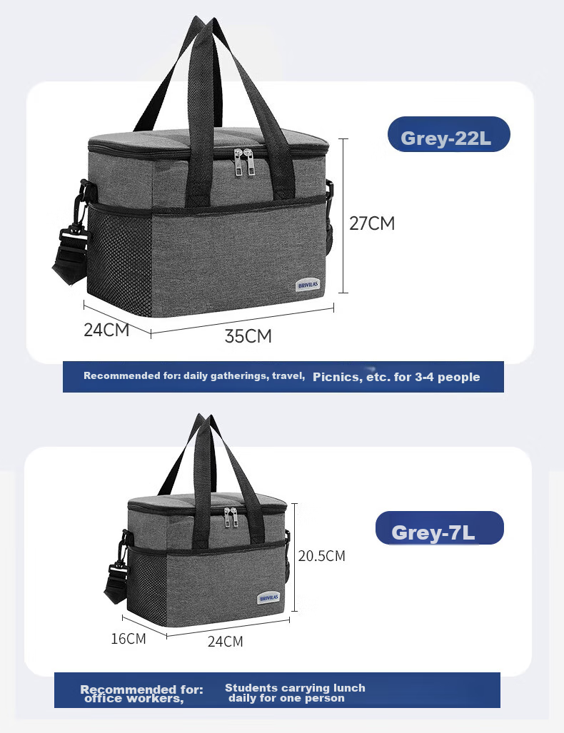 Geshu Insulated Box, Thermal Bag, Lunch Box Bag, Handheld Insulated Bag, Heat Preservation, Breast Milk Storage, Refrigeration Container, Camping Bag 13