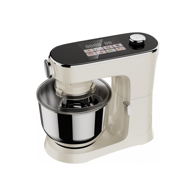 ACA Chef Machine and Dough Mixer Home Use 6.5L Full Automatic Kneading All-in-One Machine Egg Beater Pasta Maker Meat Grinder Sausage Stuffer Cooking Machine Membrane Master ASM-A3