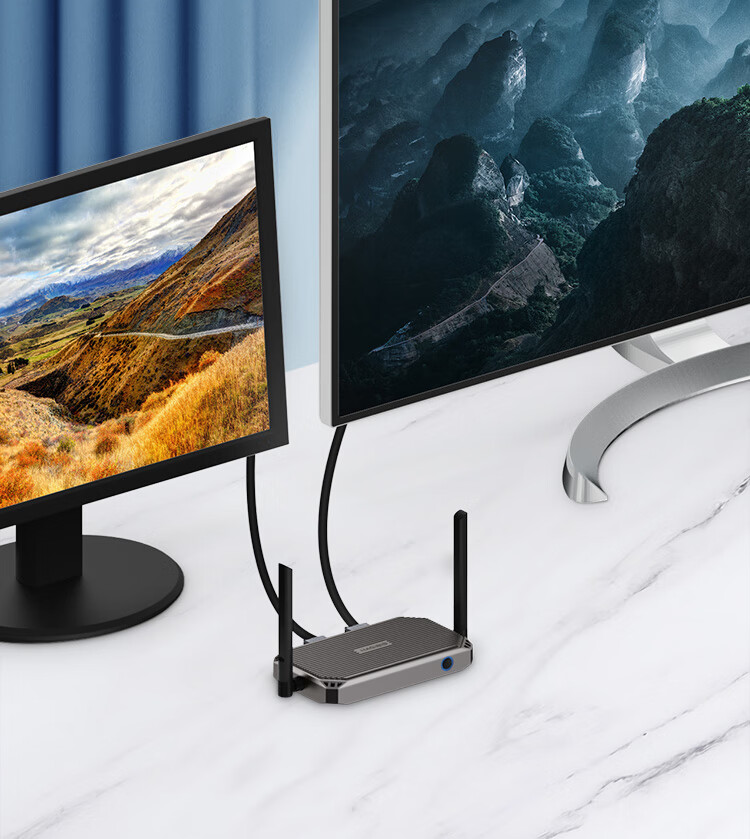Hagibis Wireless Screen Mirroring Device, HDMI Point-To Screen Mirroring Receiver And Transmitter, Audio-Video HD Transmission, Suitable for Phones, Computers, TVs, Projectors, Monitors, Home Use, Meetings, And Office Work 11