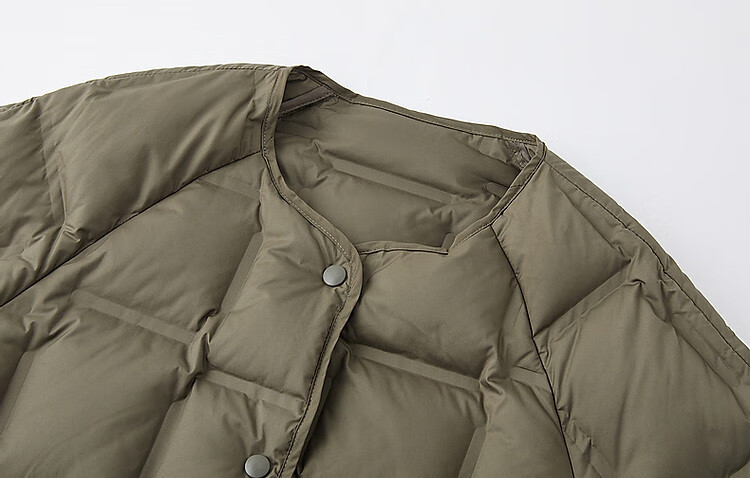 Dme [Puff Lover] 25 Winter Cloud 90% Duck Down Matte Horizontal Knitted Slimming Bread Women's Down Jacket 3