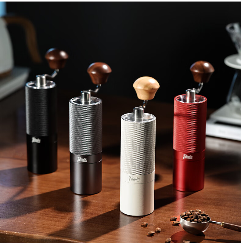 Bincoo Hand-Cranked Coffee Grinder with CNC Steel Core Hexagon, All-In Manual Italian Coffee Machine, Coffee Bean Grinder 13