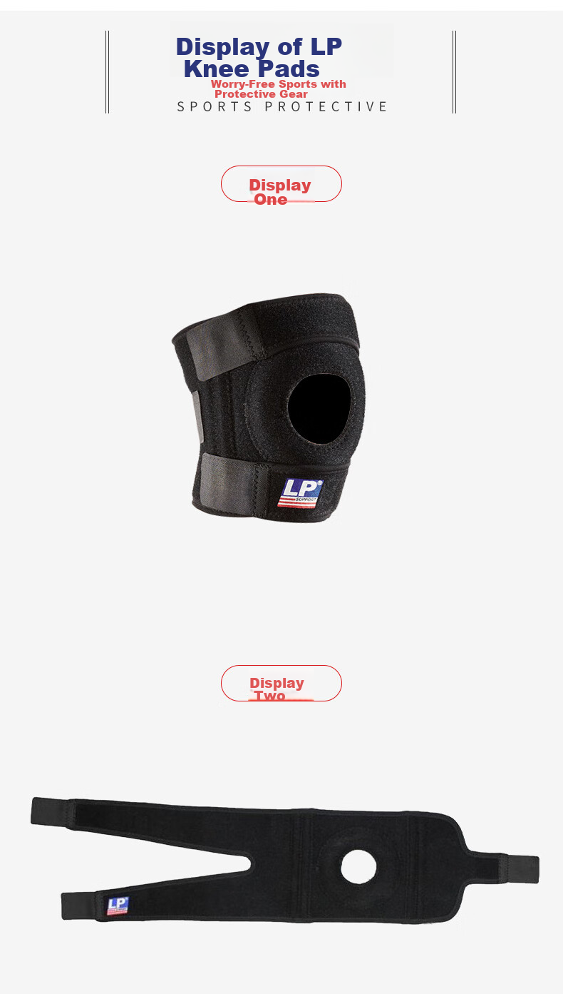 LP 782CN Sports Knee Brace with Breathable Four-Spring Support for Knee Joint Protection, Running, Basketball, Hiking, Patella Stabilizatio 14