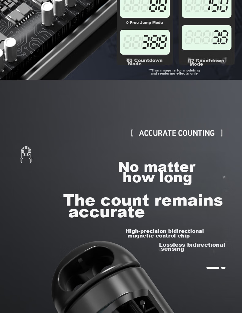 Li-Ning Jump Rope for Adults with Counter, Children, Primary School Students, Competition, High School Entrance Exam, Jump Rope for Men And Women, Exam-Specific Steel Wire, Weight Loss, Speed Competitio 8